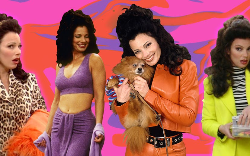 Fran Fine in different fashion styles from the 90's sitcom 'The Nanny'