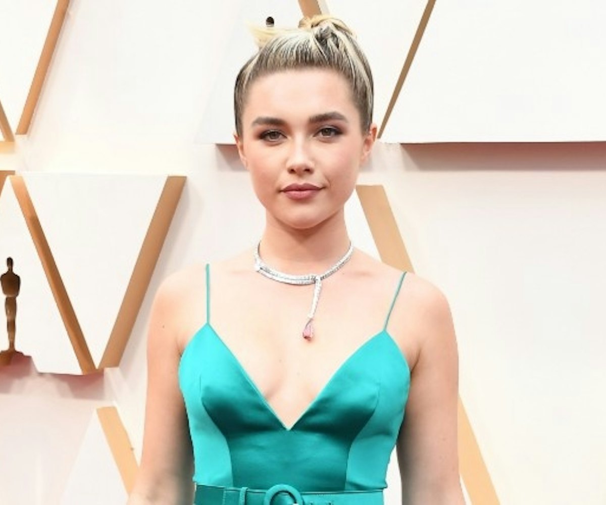 Florence Pugh on the 2020 Oscars red carpet