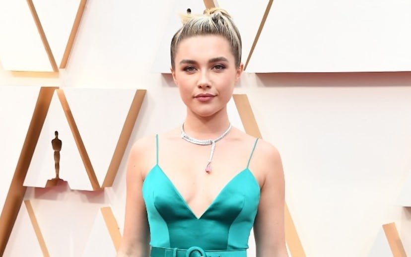 Florence Pugh on the 2020 Oscars red carpet