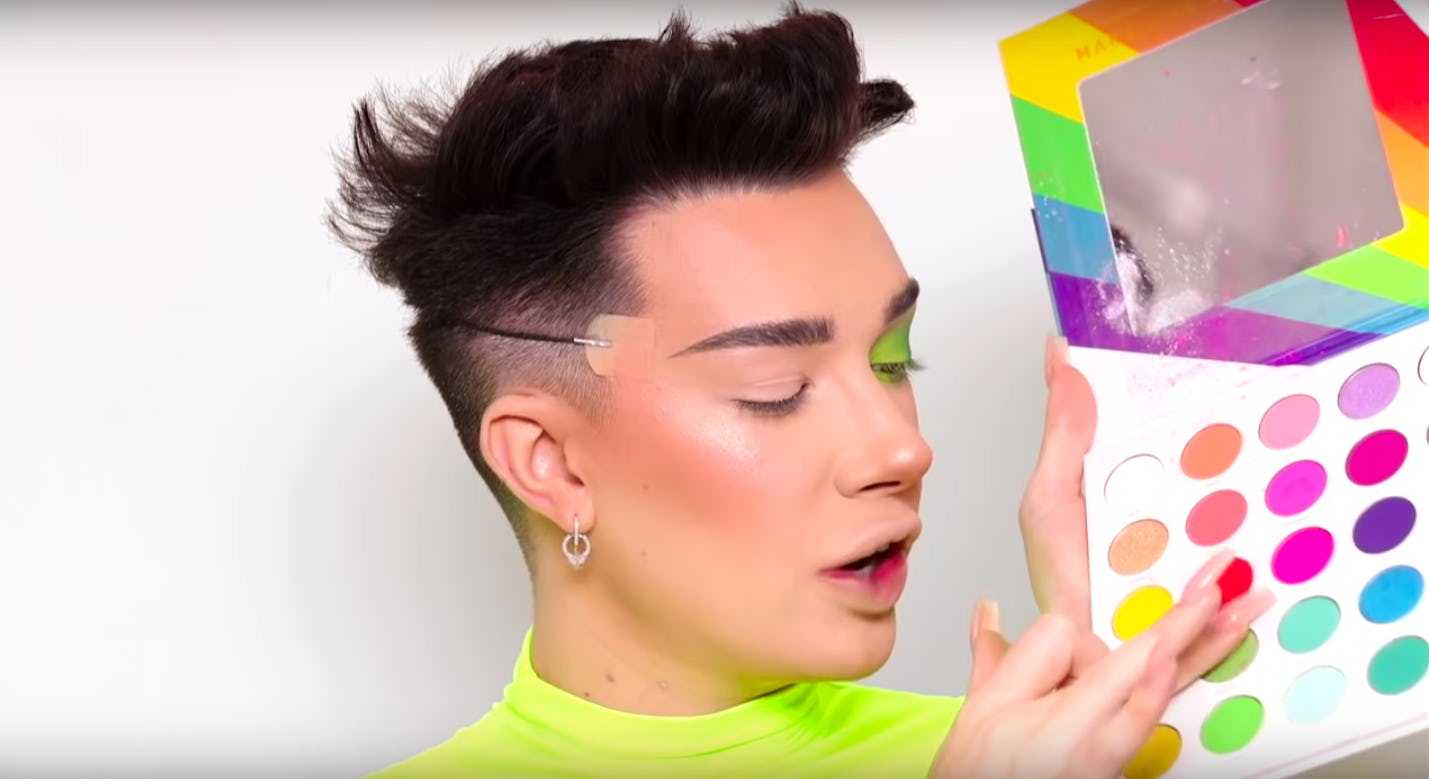 James Charles Transforms Into Dua Lipa In Makeup Tutorial