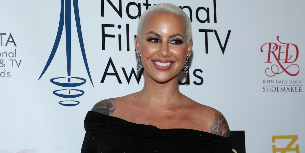 Amber Rose Reacts To Critics Of Her Face Tattoo See Message  Hollywood  Life