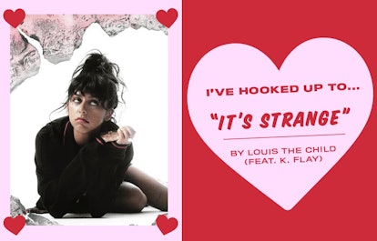 Collage of WENS and an "I'VE HOOKED UP TO... "IT'S STRANGE"" text sign