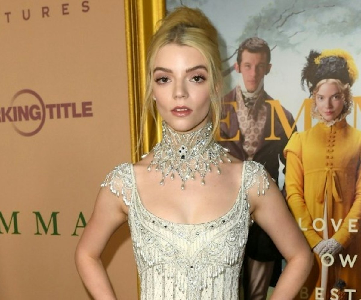 Anya Taylor-Joy Wore A Vintage Wedding Gown At The ‘Emma’ Premiere