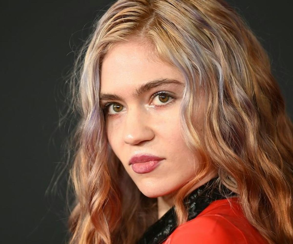 Canadian singer-songwriter Grimes (Claire Elise Boucher) attends the world premiere of "Captain Marv...