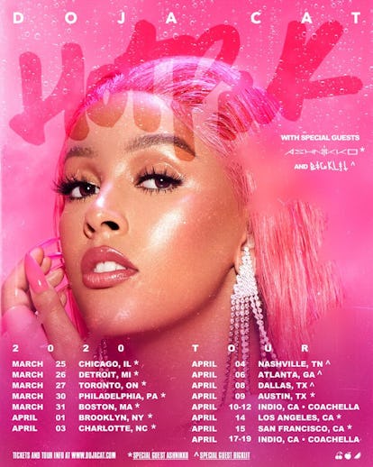 doja cat tour nz