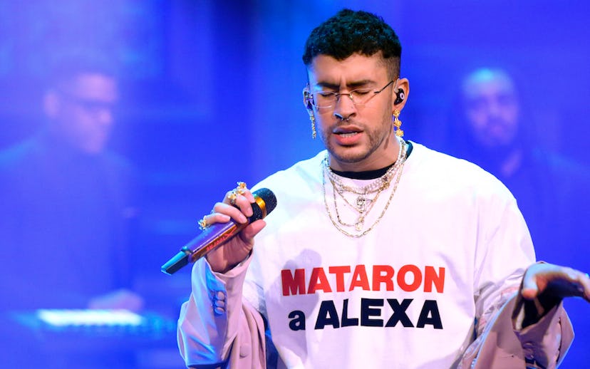 Musical guest Bad Bunny & Sech (not pictured) performs on February 27, 2020