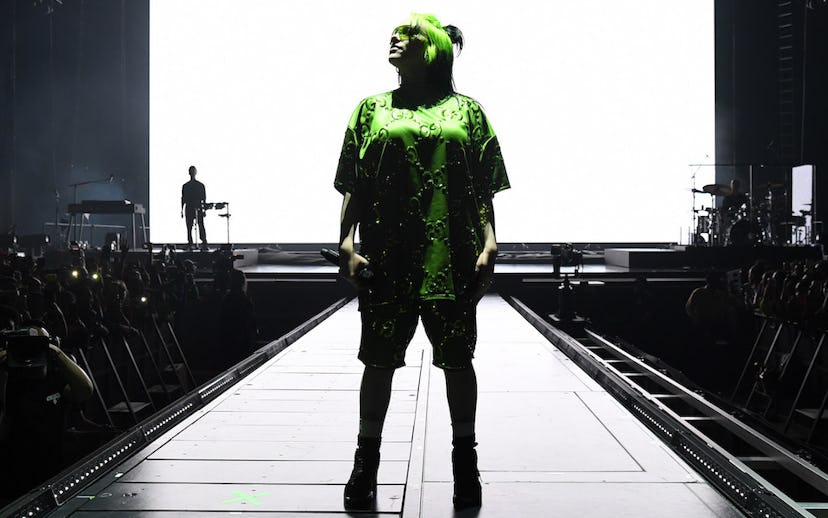 Billie Eilish performs live on stage at Billie Eilish "Where Do We Go?" World Tour Kick Off - Miami ...