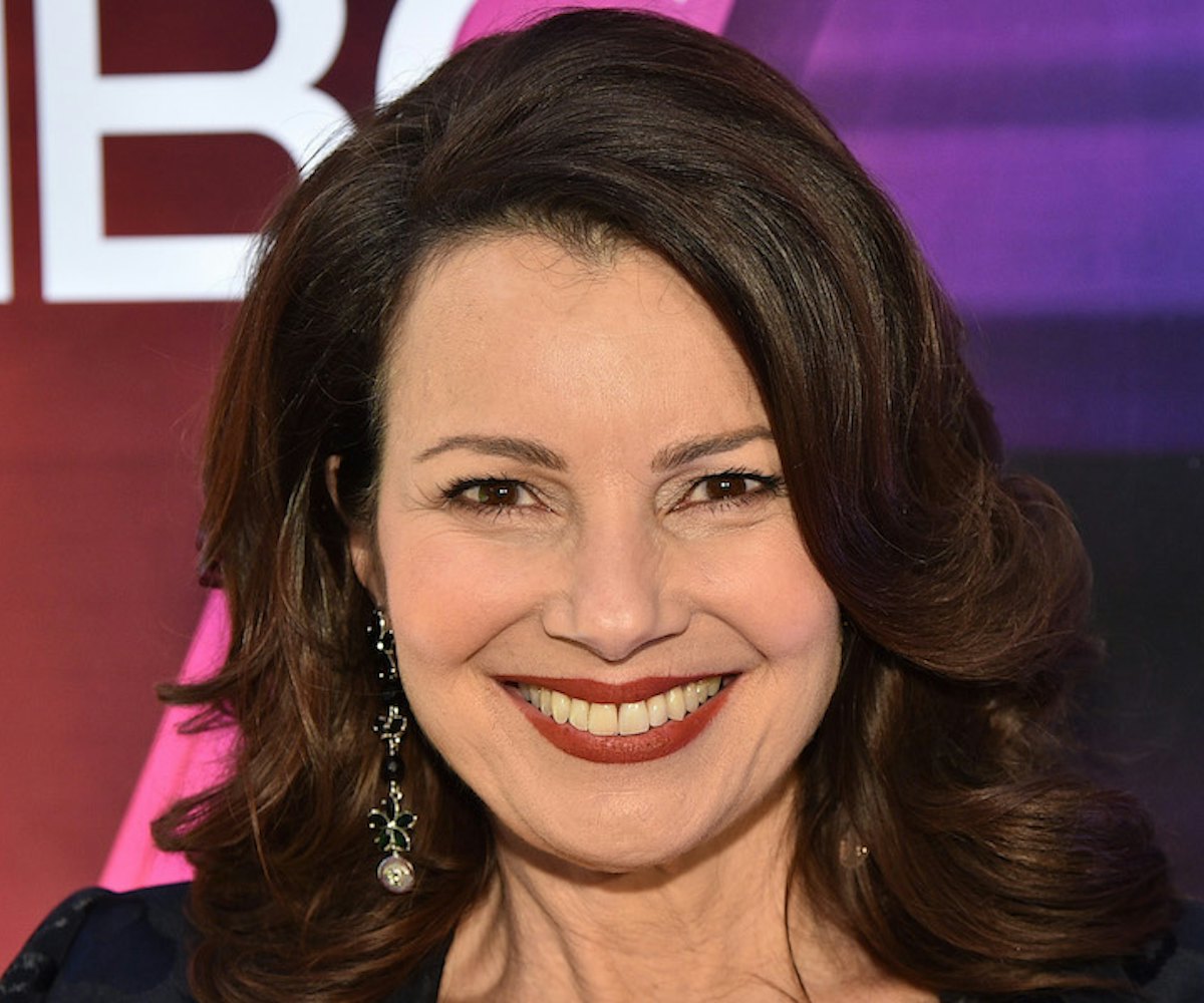 Fran Drescher from "Indebted" attends the NBC Midseason New York Press Junket at Four Seasons Hotel ...