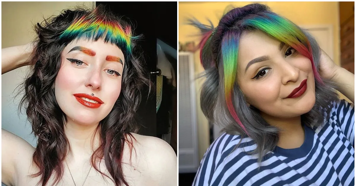 Rainbow Bangs Is The New Hair Color Trend Sweeping Instagram