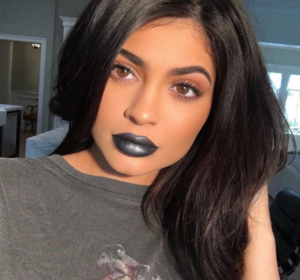 black green lipstick