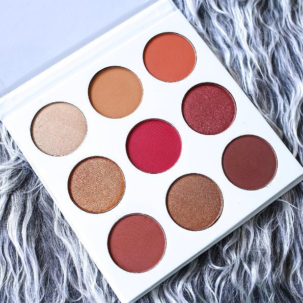 burgundy makeup palette