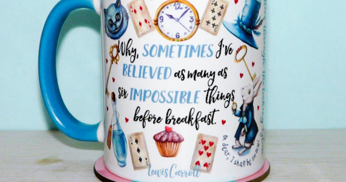 12 Alice In Wonderland Mugs That Will Make You Believe In Impossible Things Before Breakfast