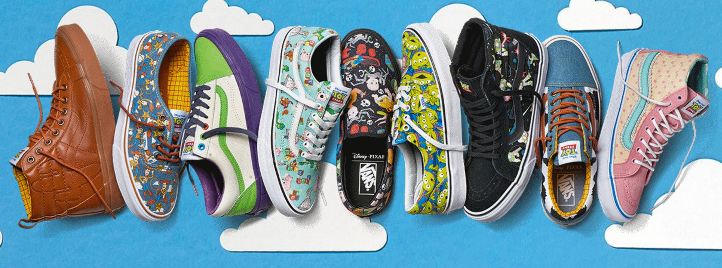 vans shoes toy story collection