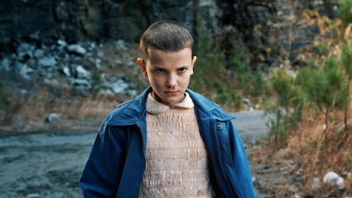 Millie Bobby Brown as the Eleven character in Stranger Things