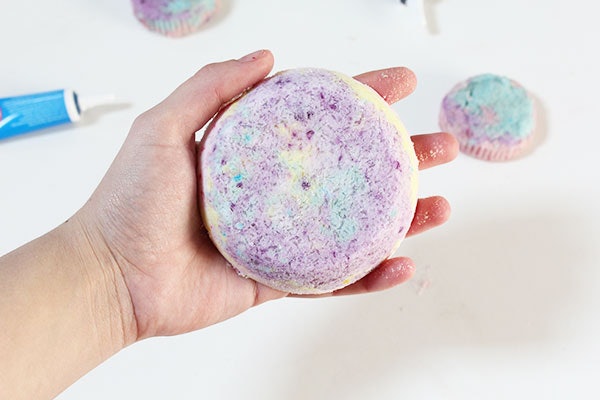 galaxy bath bomb diy