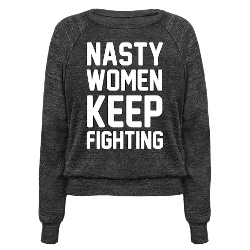 Nasty sales woman sweatshirt