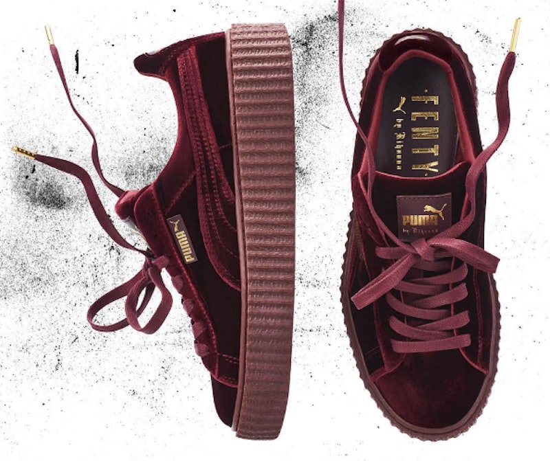 Laboratorium verwerken Meetbaar How Much Are The Rihanna Velvet Puma Fenty Creepers? Here's What These  Trendy Shoes Will Cost You