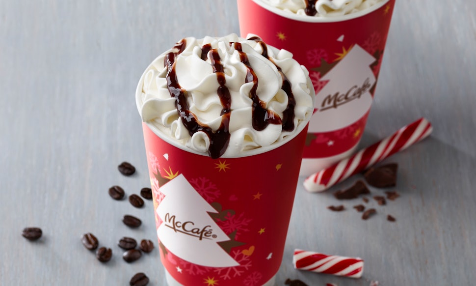 Peppermint Mocha Iced Coffee Mcdonalds Starbucks + Starbucks