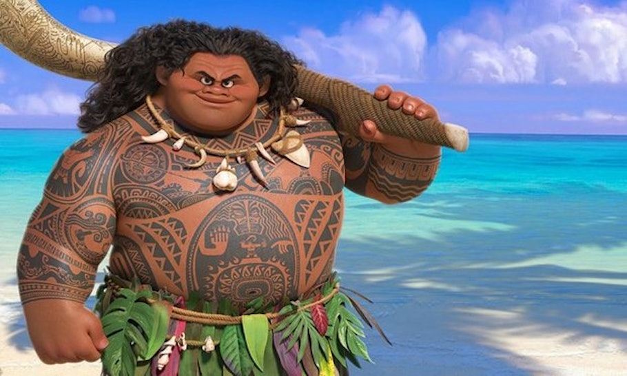 All Of Mauis Tattoos In Moana Show How Culturally