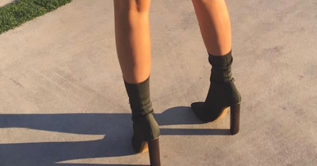 Yeezy knit ankle sales boots