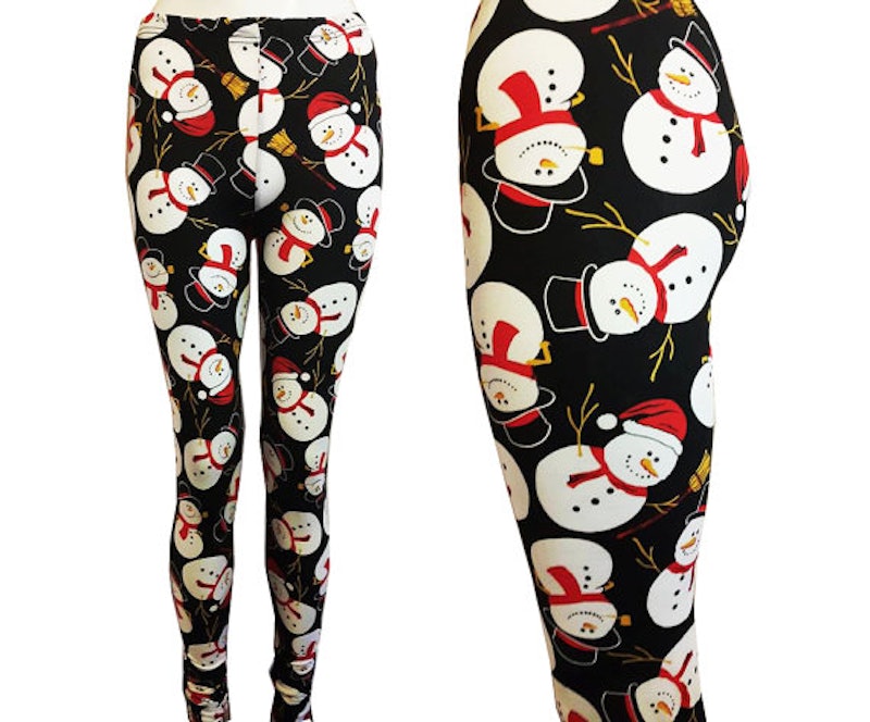 11 Plus Size Christmas Leggings & Tights For Gams That Need Some