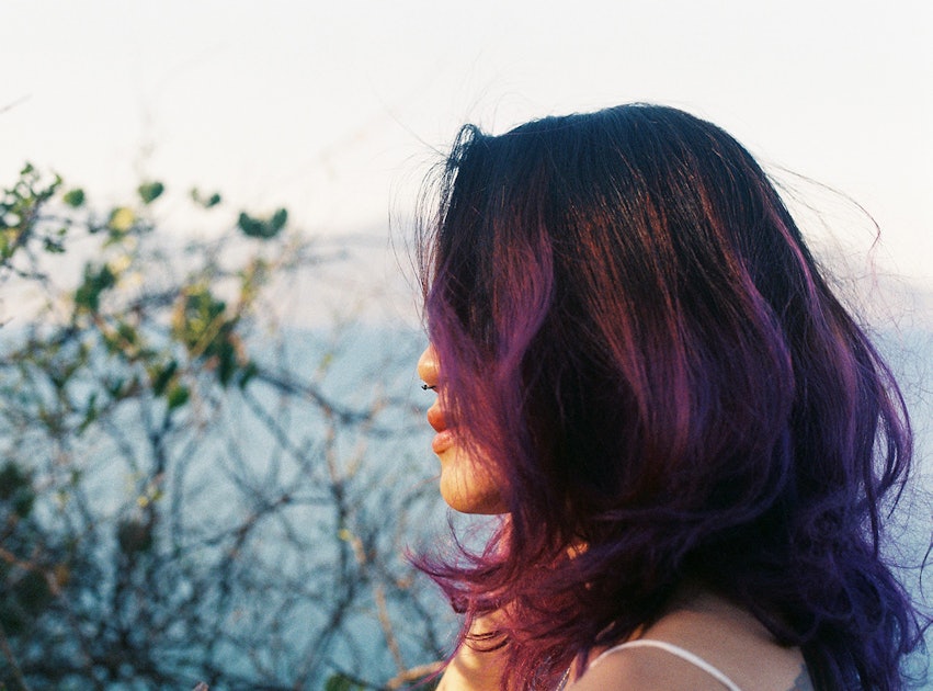 6 Tips For Dyeing Brown Hair Purple Without Completely Ruining Your Do