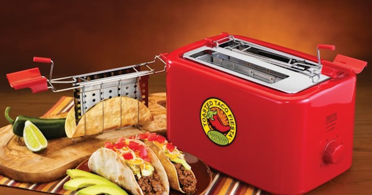 This Baked Taco Shell Toaster Turns Tortillas into Crunchy Taco Shells ...