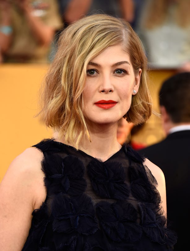 Rosamund Pike SAG Awards Red Carpet Dior Gown Left Us Completely Breathless