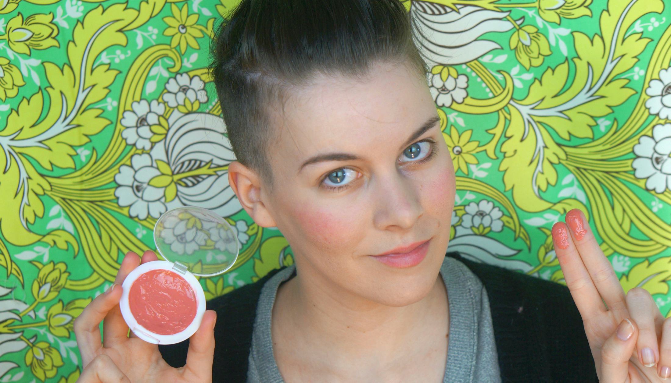 diy cream blush using lipstick