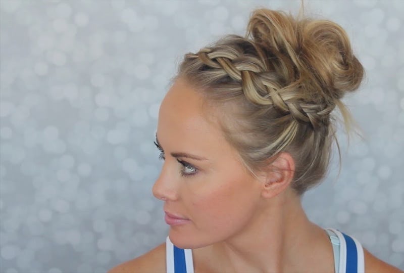 Bun Hairstyle for Gym