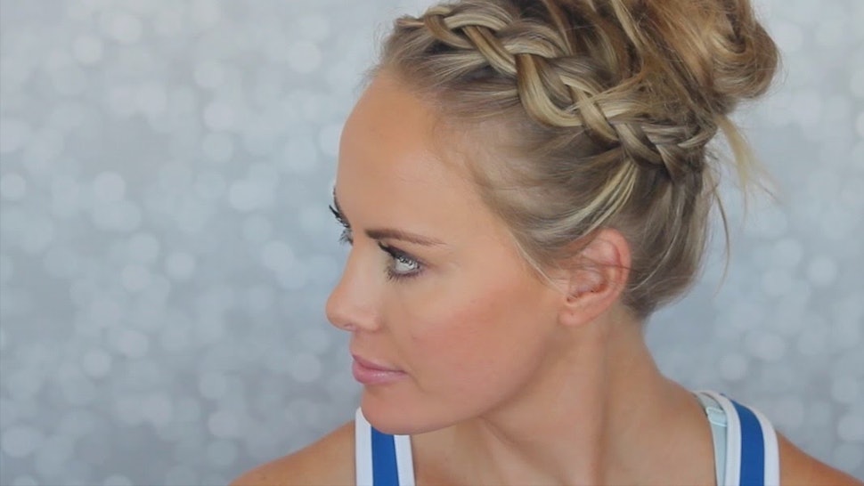 8 One Step Hairstyles For The Gym That Won T Budge Videos