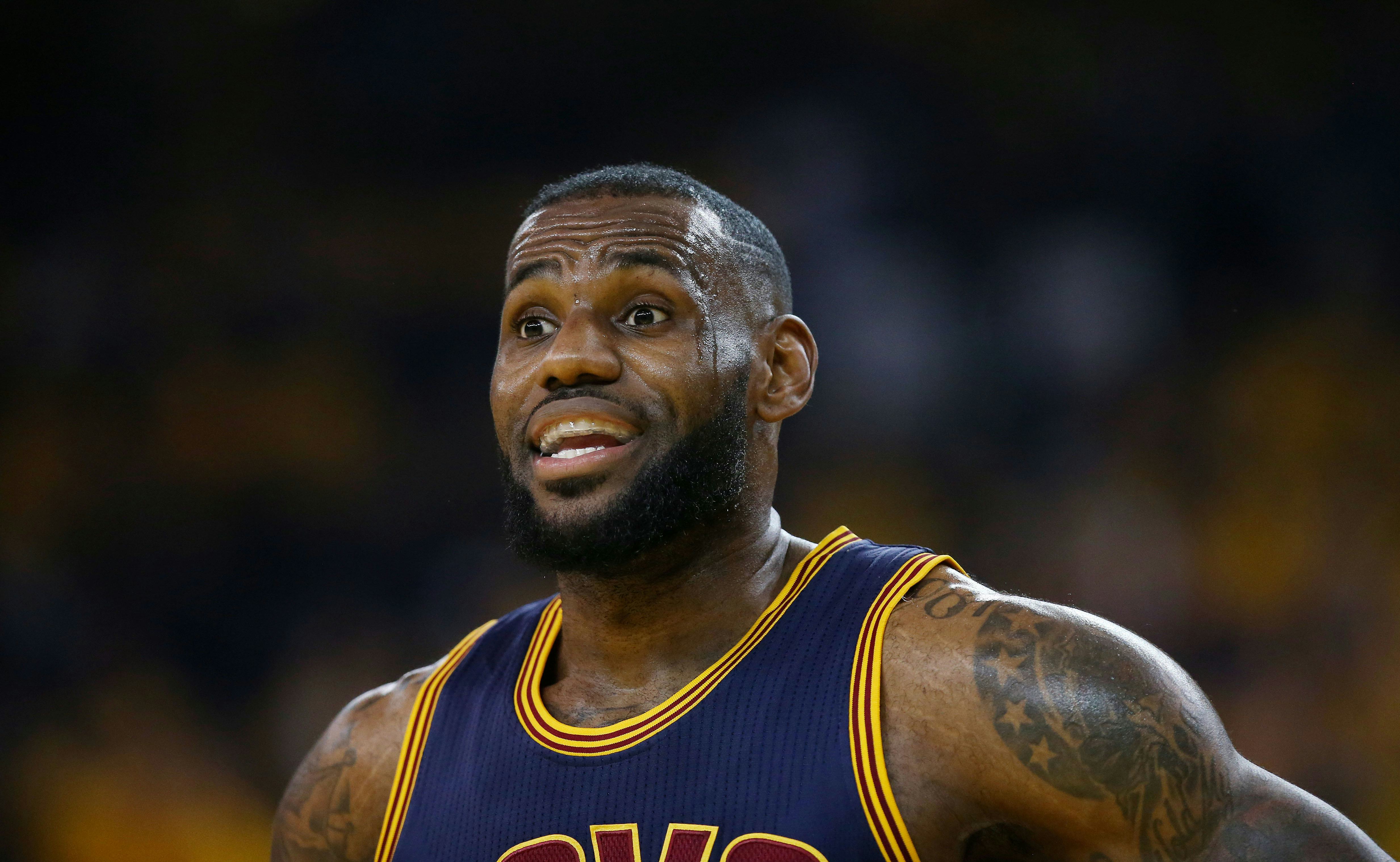 nba star james in trainwreck