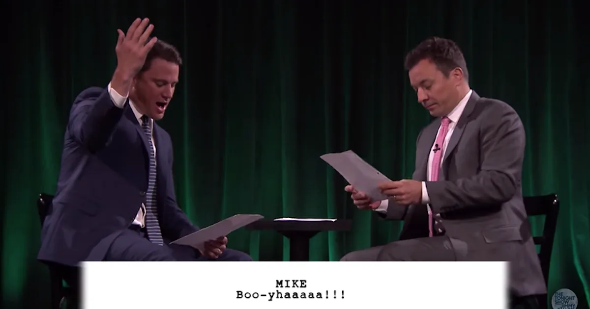 Tatum Script Channing Tatum Performs ‘Magic Mike’ Scripts By Elementary School ...