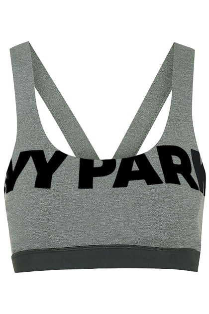 Ivy Park Active Logo Bra In Grey