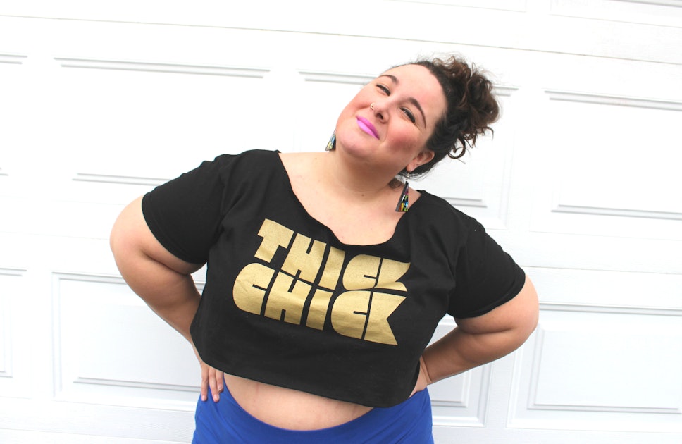 Chubby Girls With Tiny Tits - I Wore Fat Positive T-Shirts For A Week & This Is What Happened
