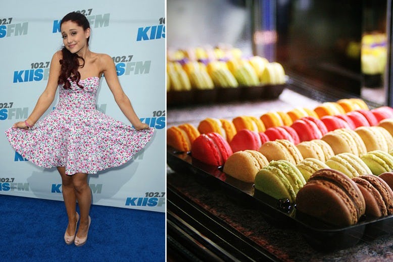 ariana grande macaron dress