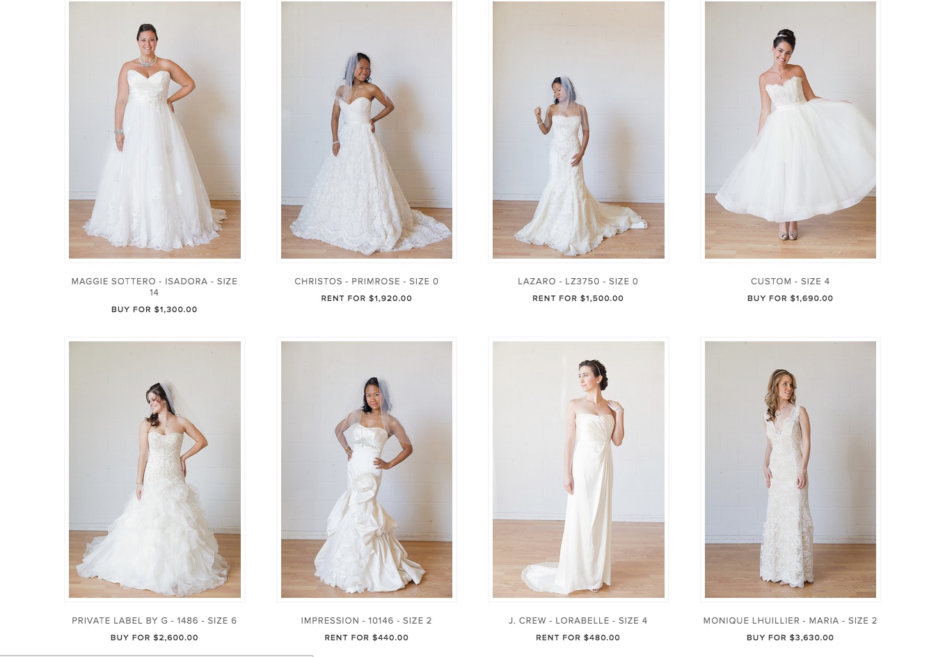 Heidi Elnora Wedding Dresses Prices