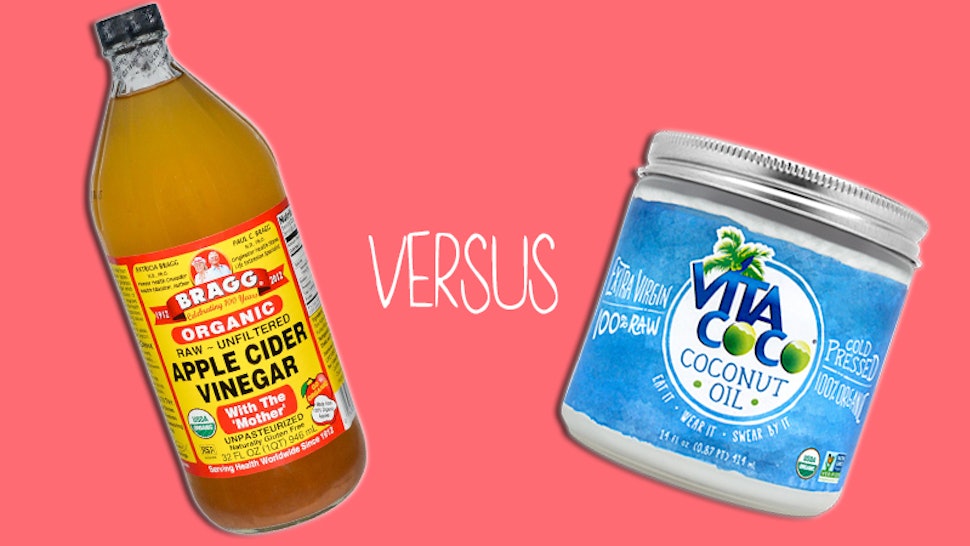 Apple Cider Vinegar Versus Coconut Oil Which Natural Ingredient