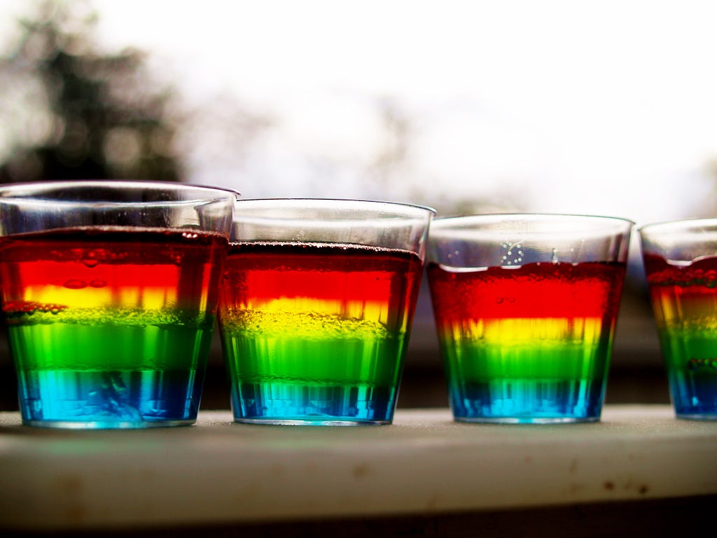 How To Make Rainbow Jello Shots That Bring Another Splash Of Color To