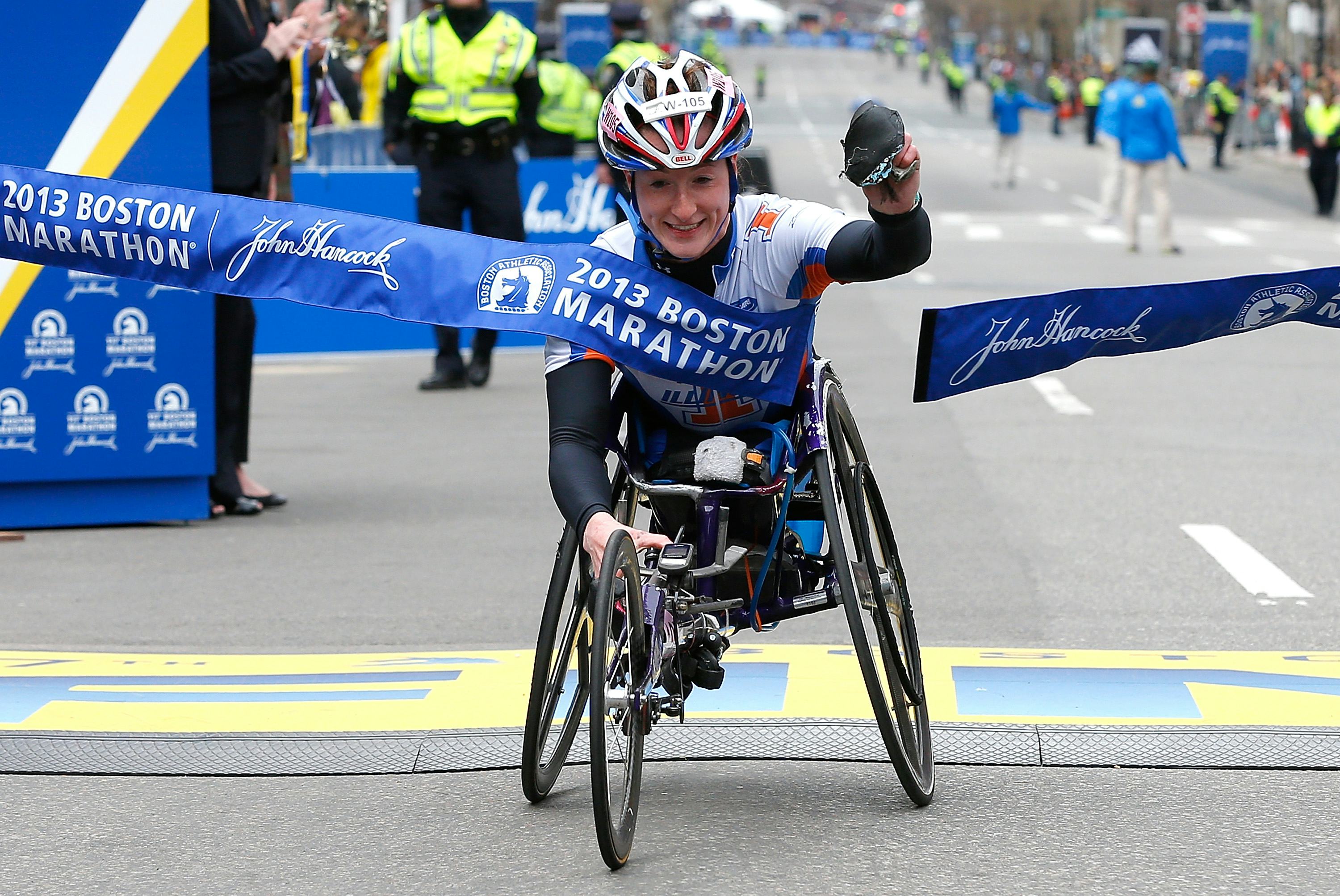 Tatyana McFadden, Boston Marathon Women's Wheelchair Division Winner