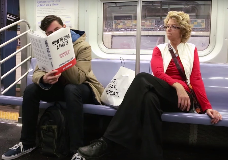 Reading Fake Books On The Subway Has Hilarious Results In This Viral Video