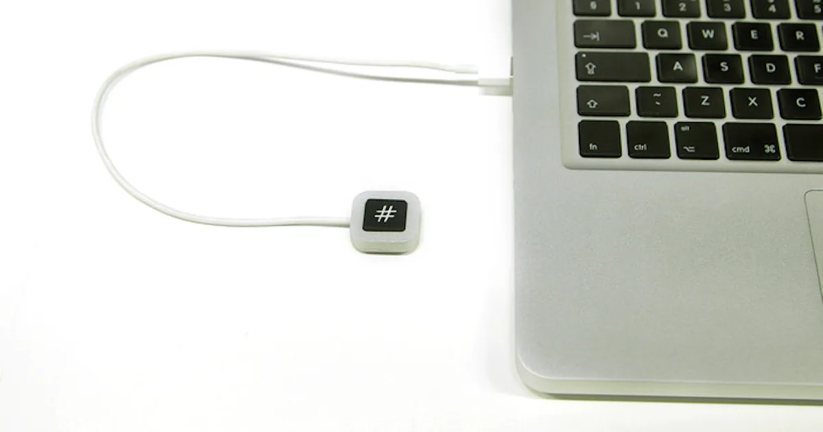 Hash Key In Keyboard The HashKey, A Nifty One-Button Keyboard For All Your Hashtagging Needs ...
