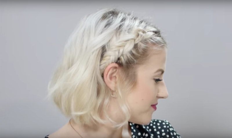 These 7 Easy Braid Tutorials For Short Hair Will Totally Transform Your Locks Video