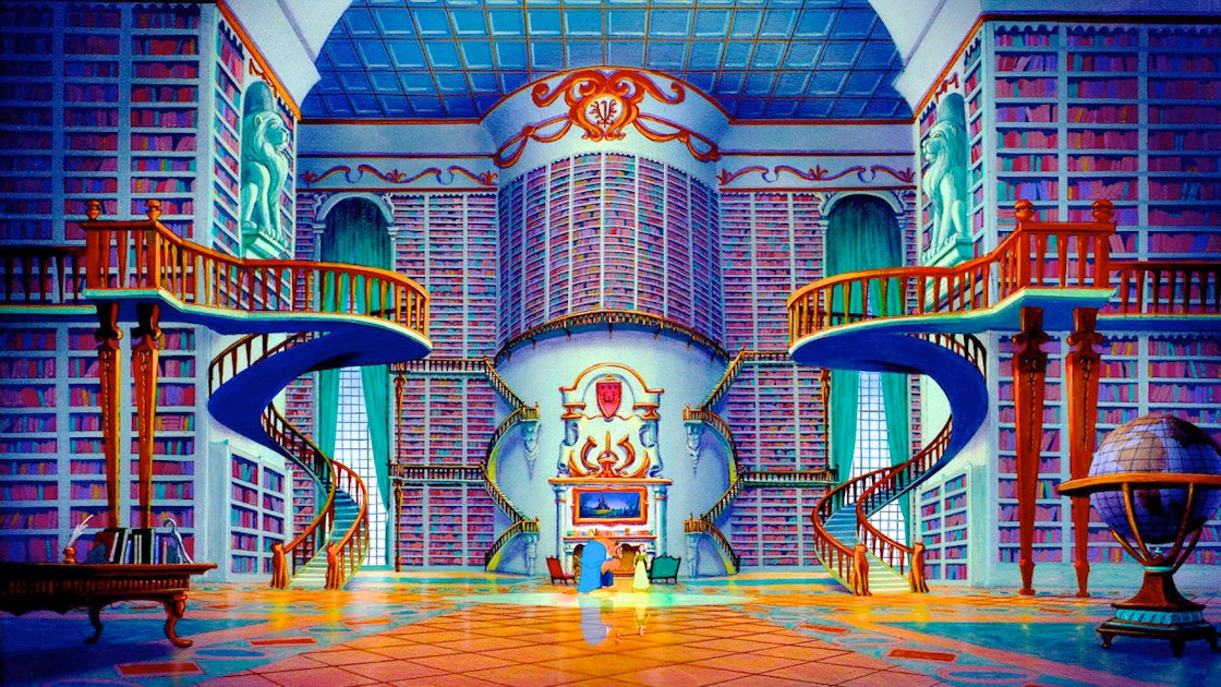 fantasy library building