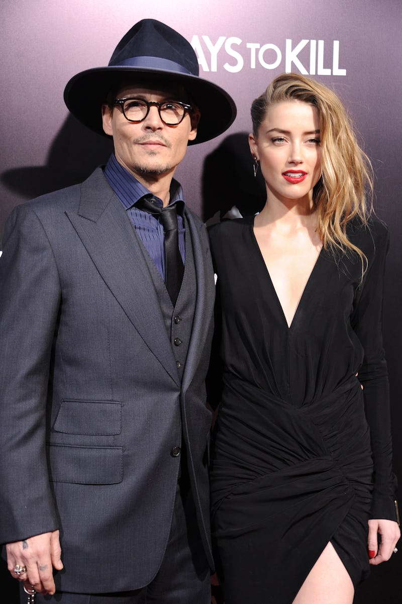 Amber Heard's Wedding Ring Visible Following Wedding To Johnny Depp