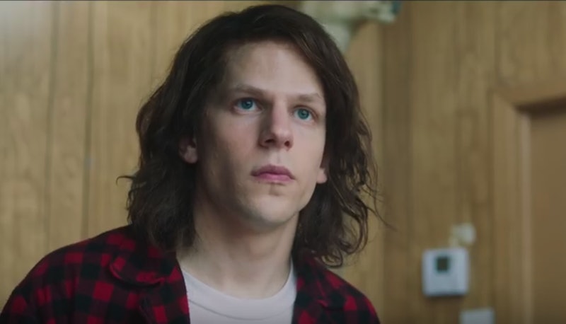Is Jesse Eisenberg Wearing A Wig In 'American Ultra'? His Hair Looks Too  Good To Be Real