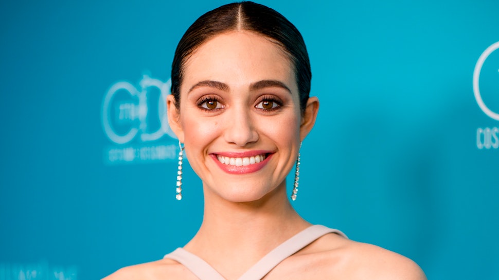 Emmy Rossum Demonstrates Ballerina-Chic At The Costume Designers Guild