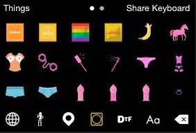 sexting emoji keyboard