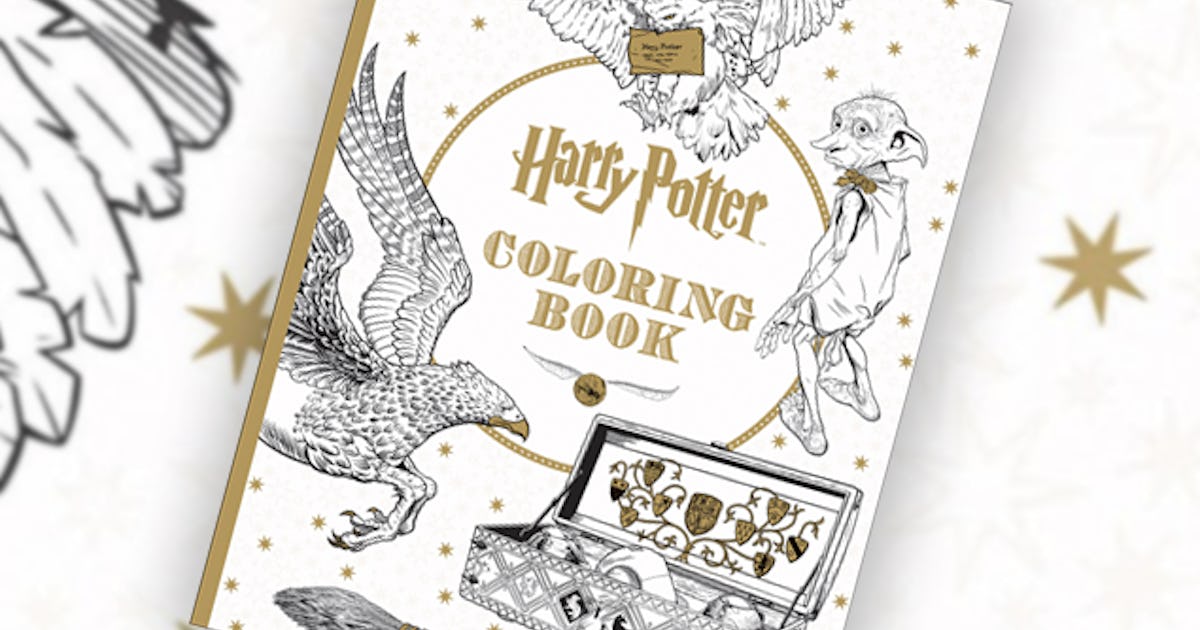 Download This Harry Potter Coloring Book For Grownups Is Every Bit As Magical As Hogwarts Photos