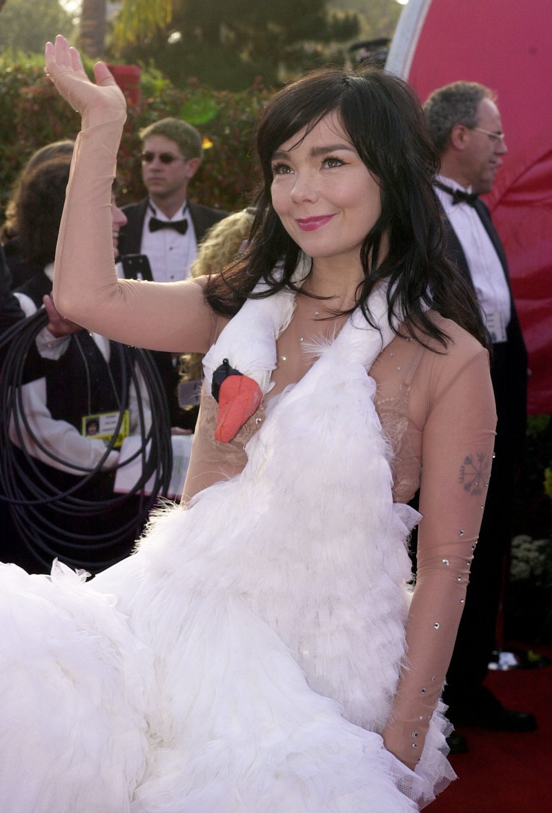 The 11 Iconic Bjork Outfits That I'll Be Looking For At Her